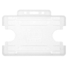 Picture of Bio ID badge Cardholder/carrying face open plastic frosted/clear (horizontal/landscape). 60270450